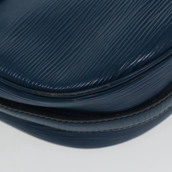 LOUIS VUITTON Epi June Feuille Shoulder Bag Blue M52155 LV Auth 100474 - Picture 15 of 16